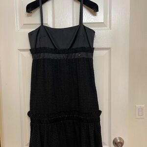 Chanel evening black dress